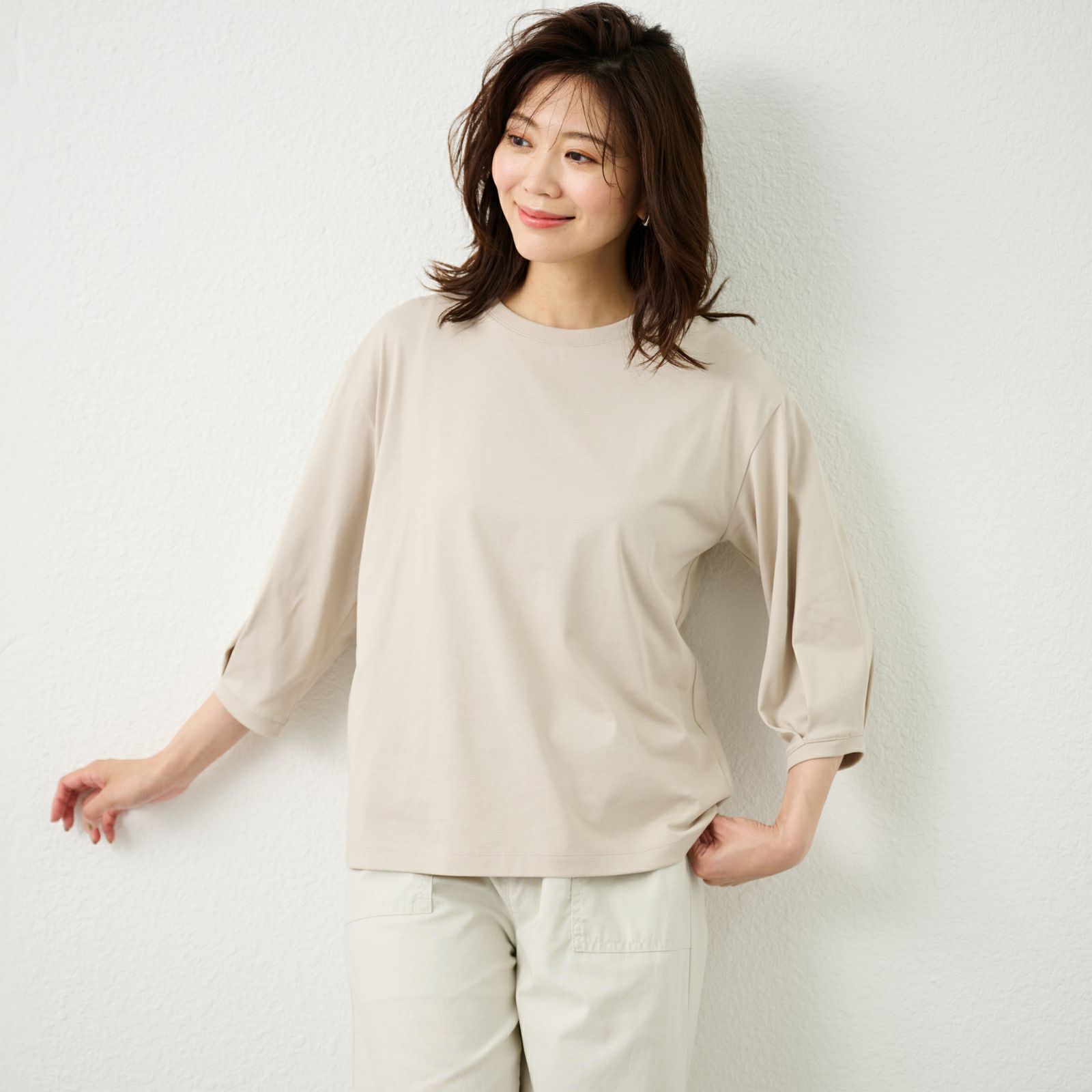 ピースフィットクール　７分袖Ｔシャツ