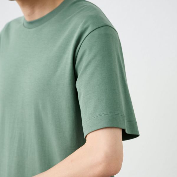 シルキーコットン　スムース半袖Tシャツ