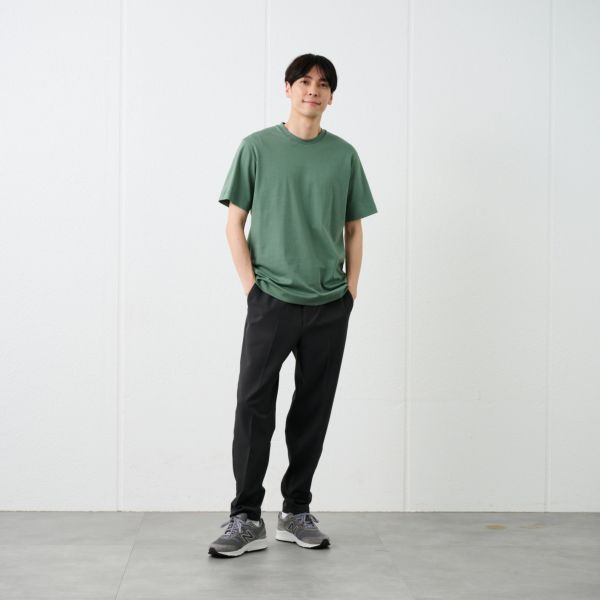 シルキーコットン　スムース半袖Tシャツ