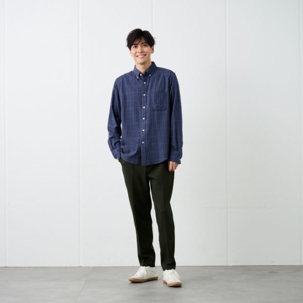 【オルスタ】ウールライクイージーパンツ