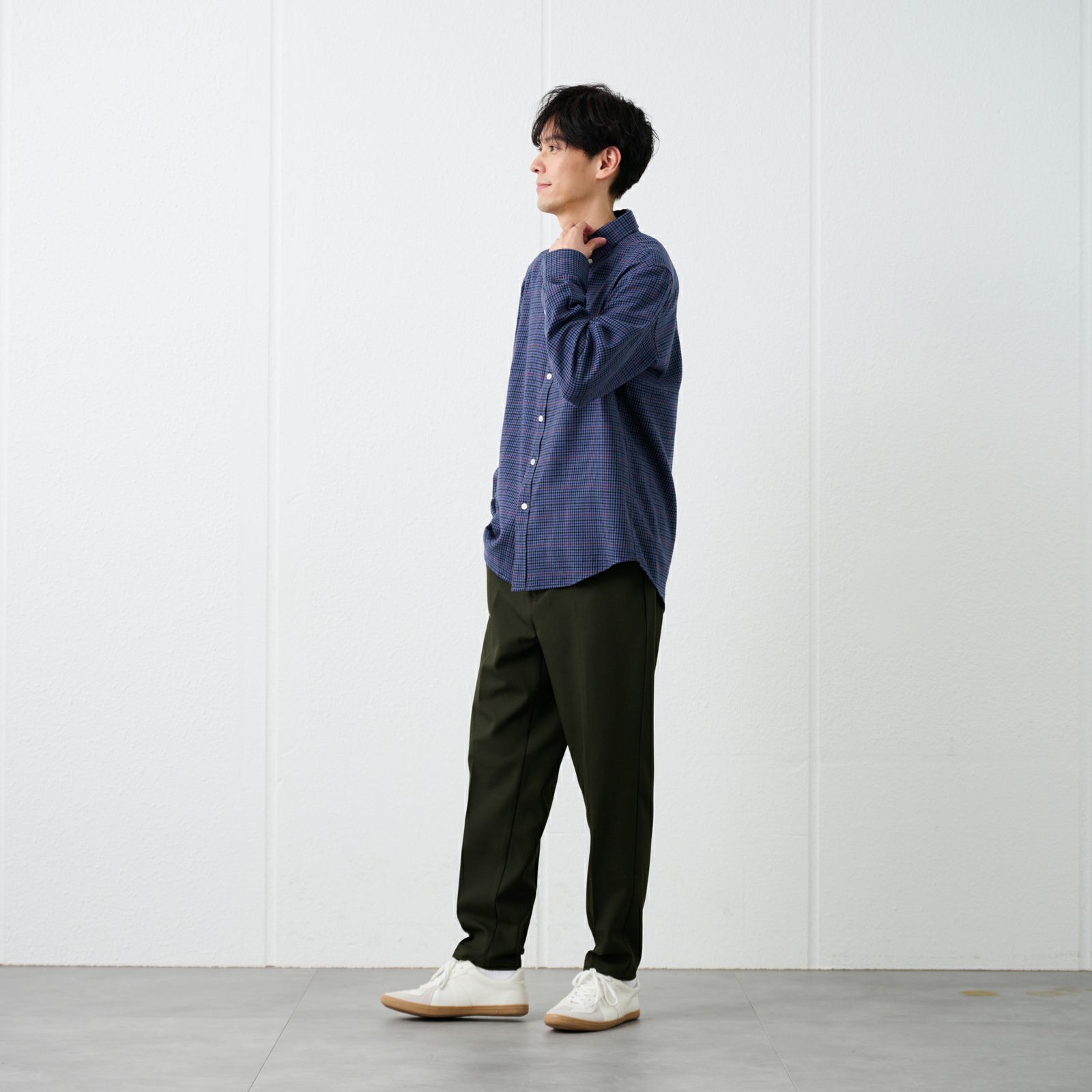 【オルスタ】ウールライクイージーパンツ