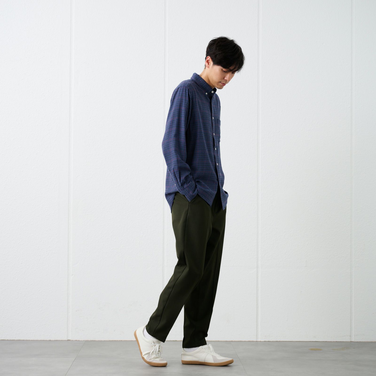 【オルスタ】ウールライクイージーパンツ