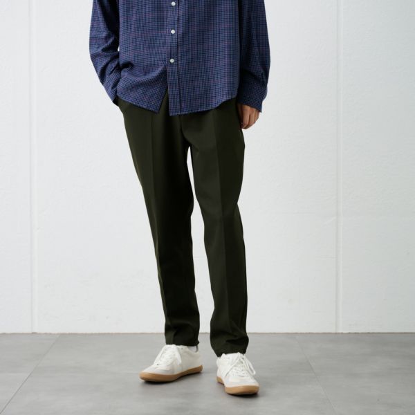 【オルスタ】ウールライクイージーパンツ