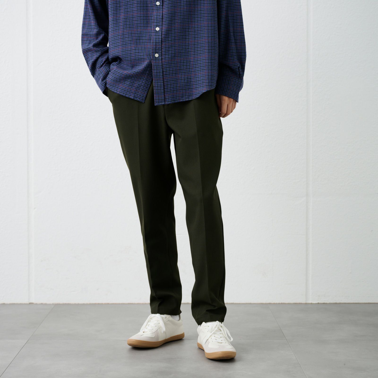 【オルスタ】ウールライクイージーパンツ