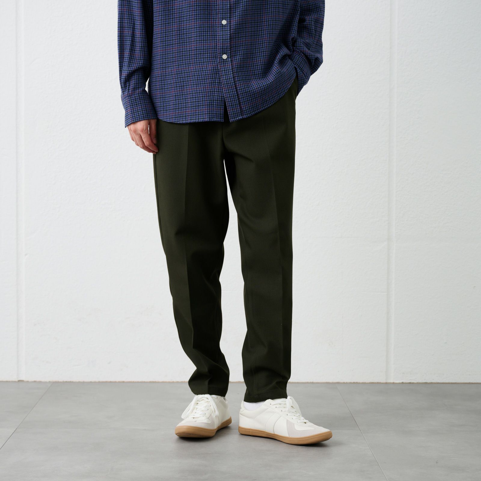 【オルスタ】ウールライクイージーパンツ