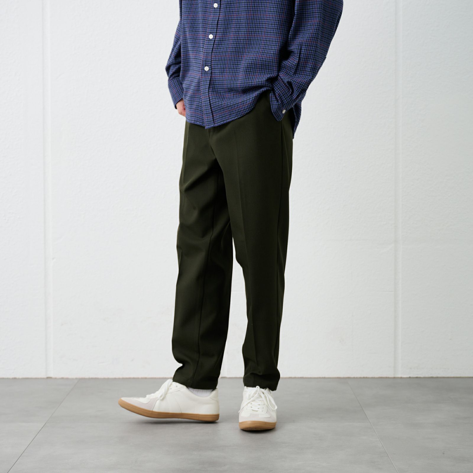 【オルスタ】ウールライクイージーパンツ