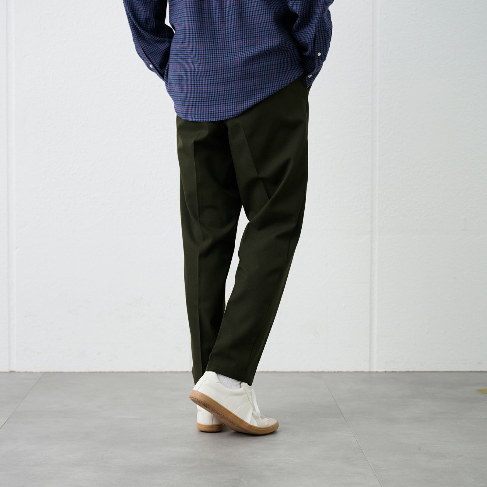 【オルスタ】ウールライクイージーパンツ