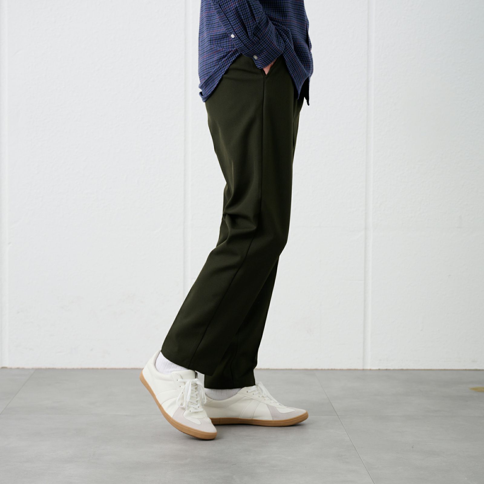 【オルスタ】ウールライクイージーパンツ