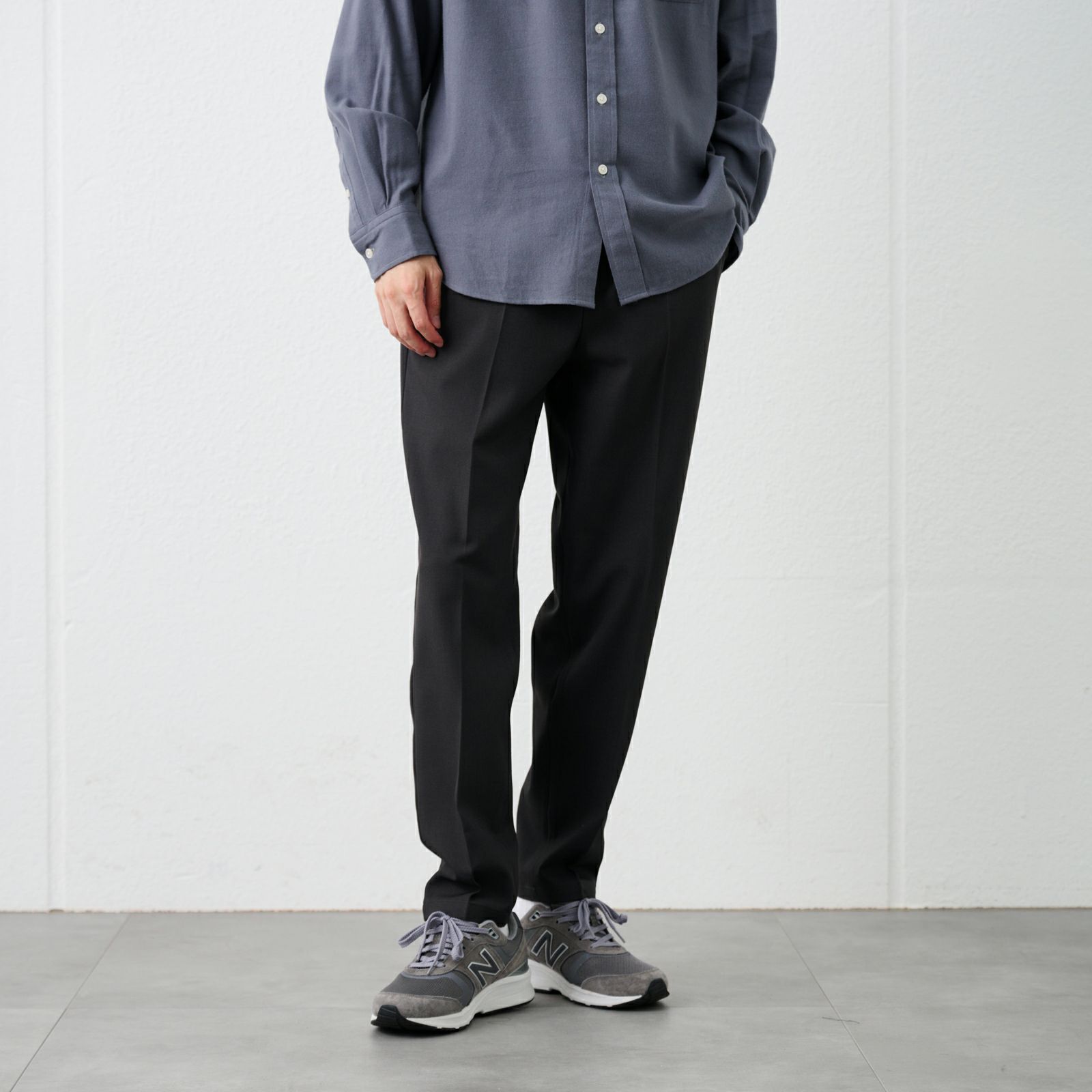 【オルスタ】ウールライクイージーパンツ