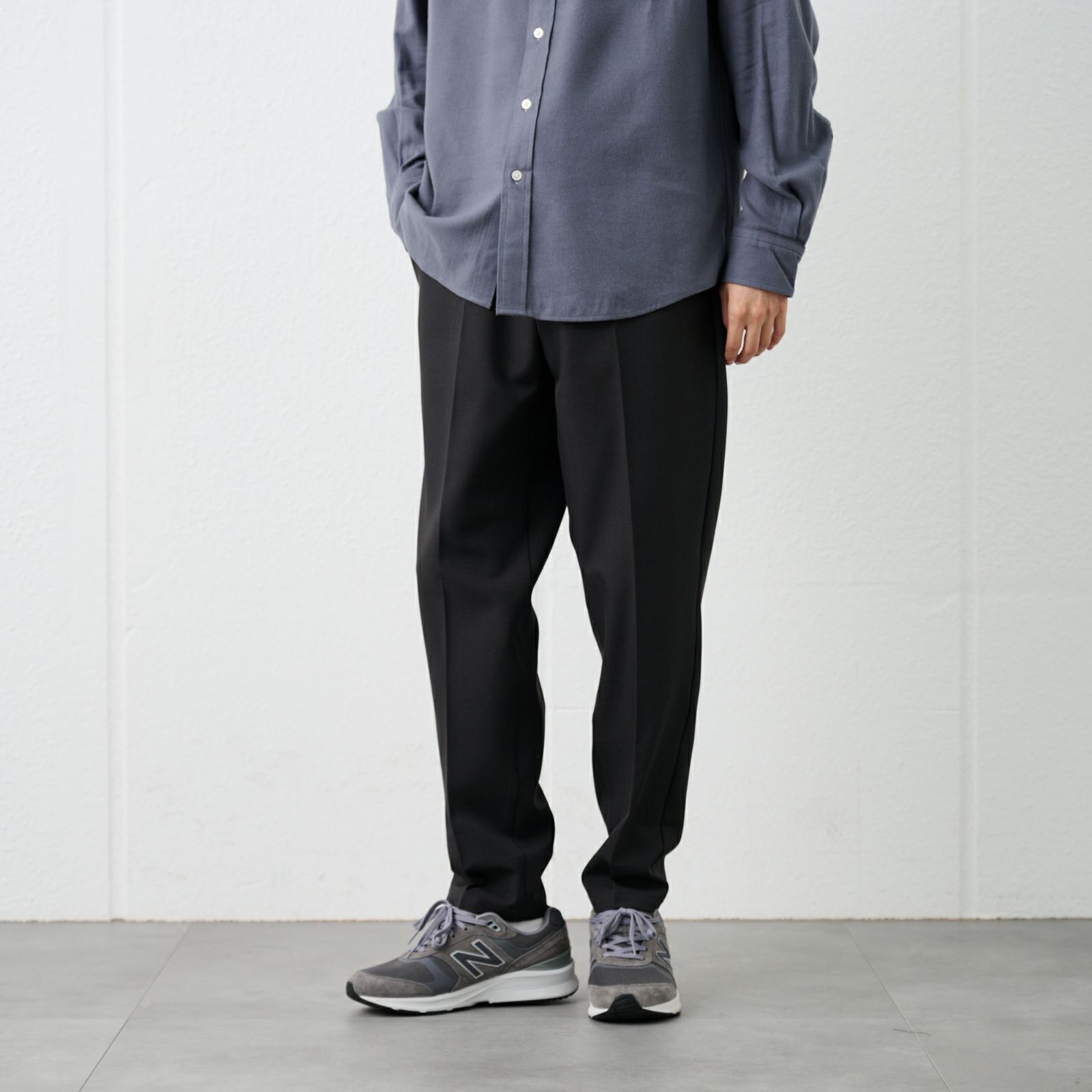 【オルスタ】ウールライクイージーパンツ