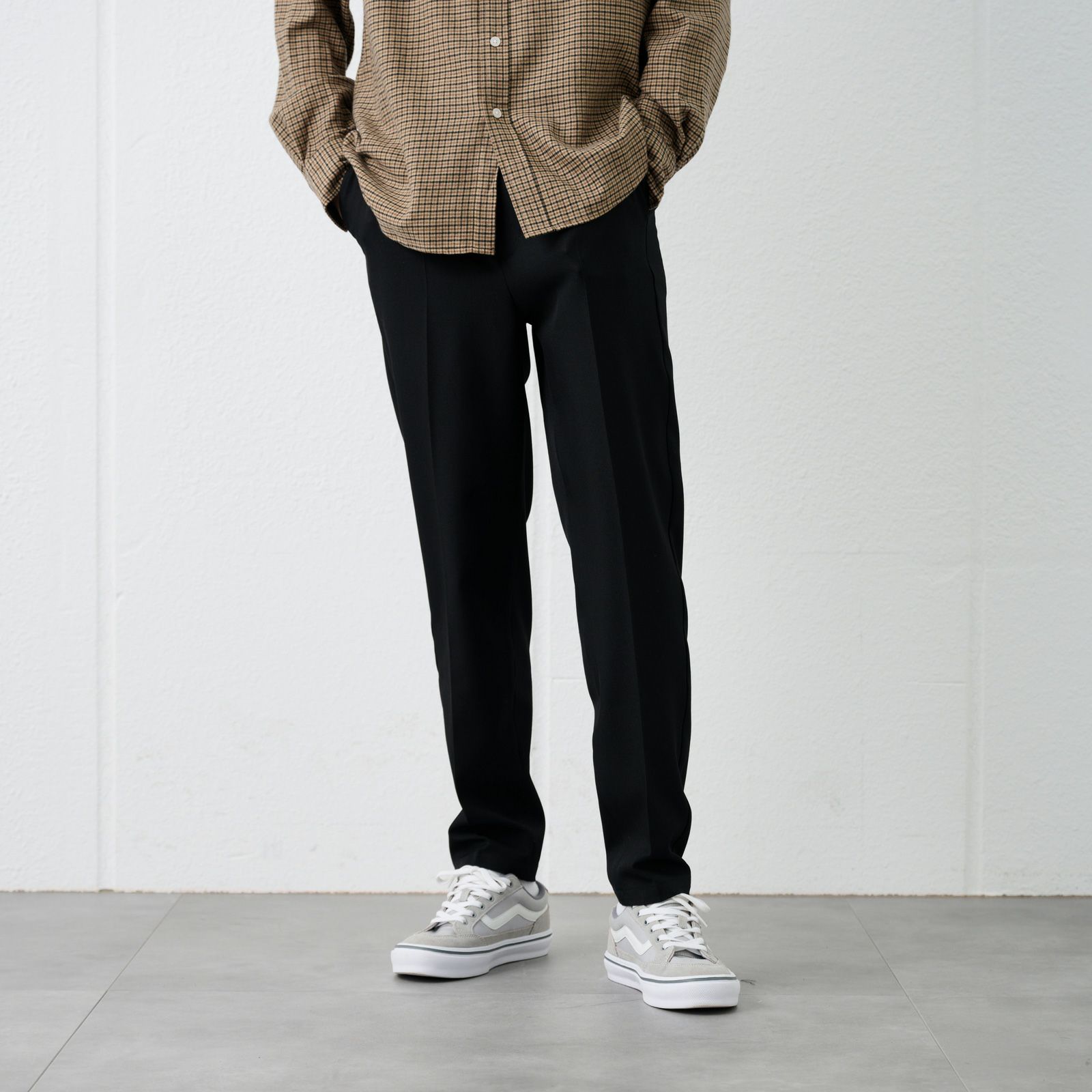 【オルスタ】ウールライクイージーパンツ