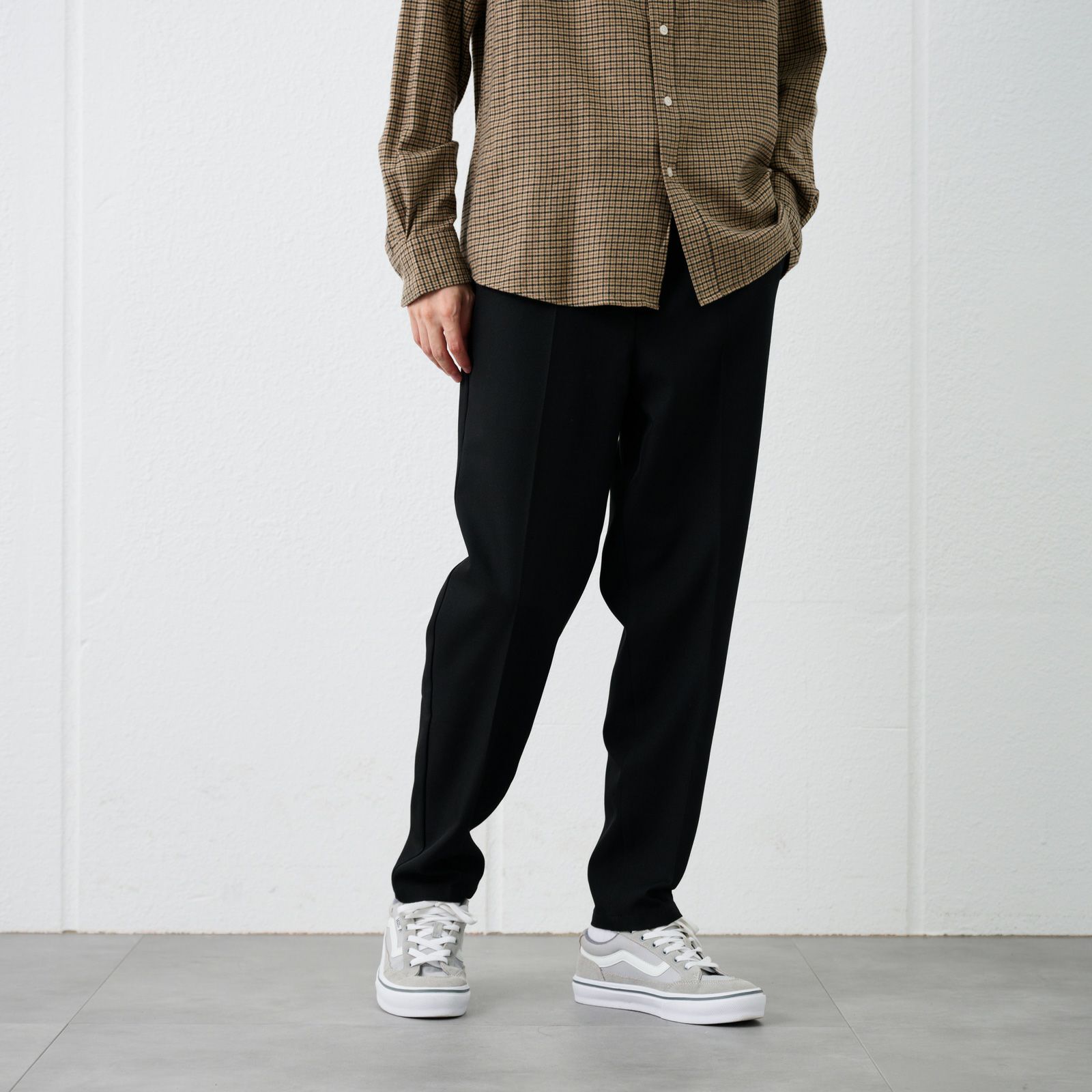 【オルスタ】ウールライクイージーパンツ