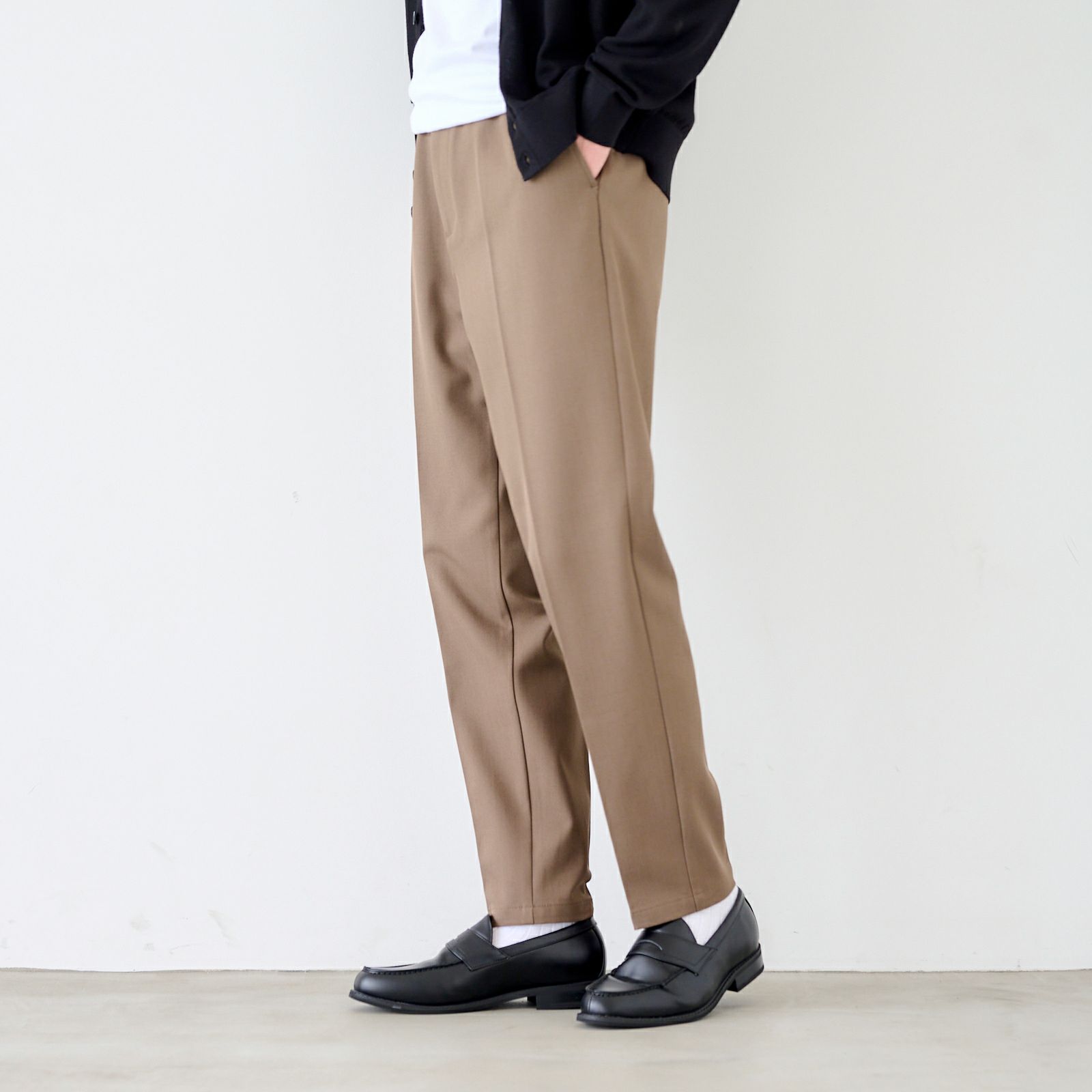 【オルスタ】ウールライクイージーパンツ