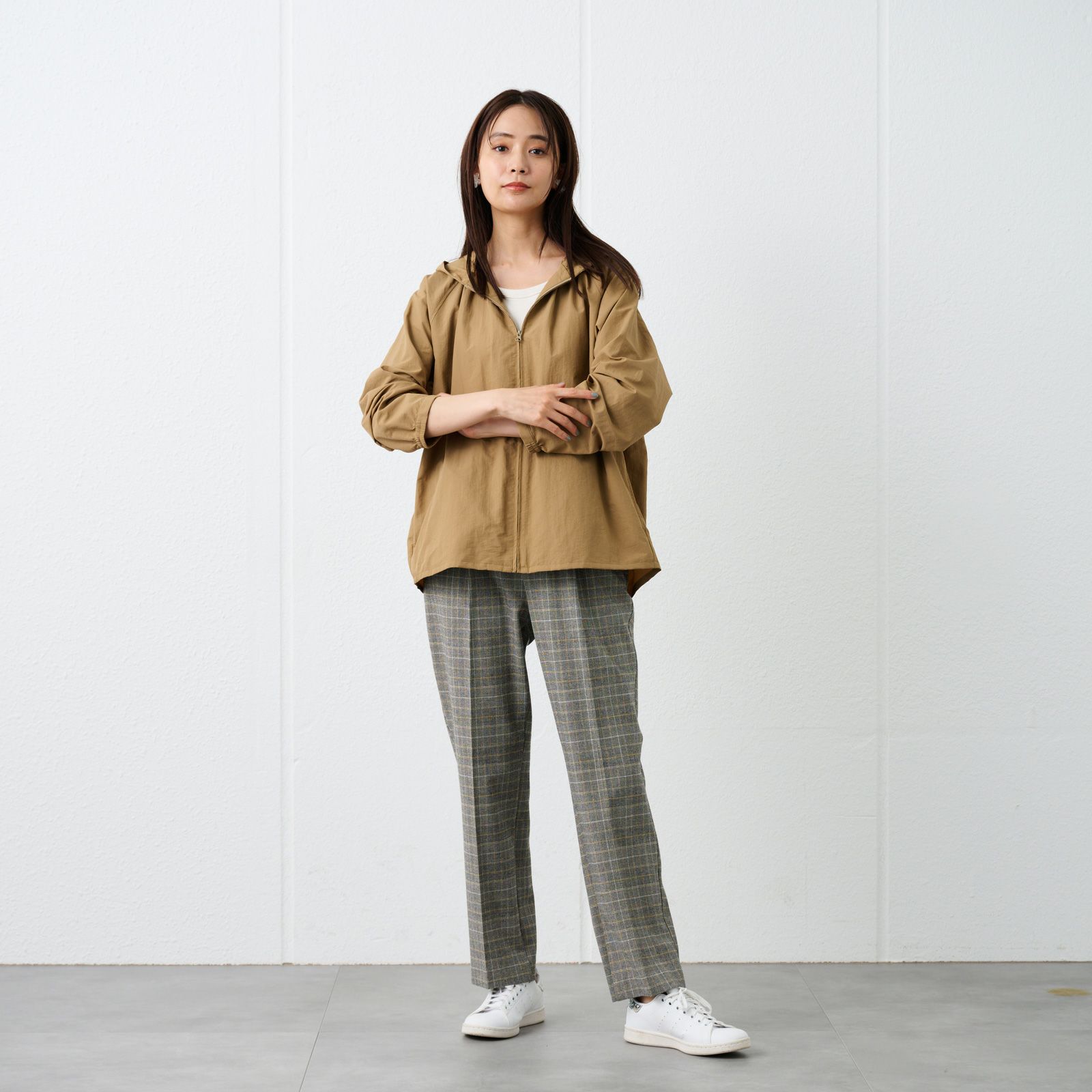 はっ水　ナイロンマウンテンパーカ