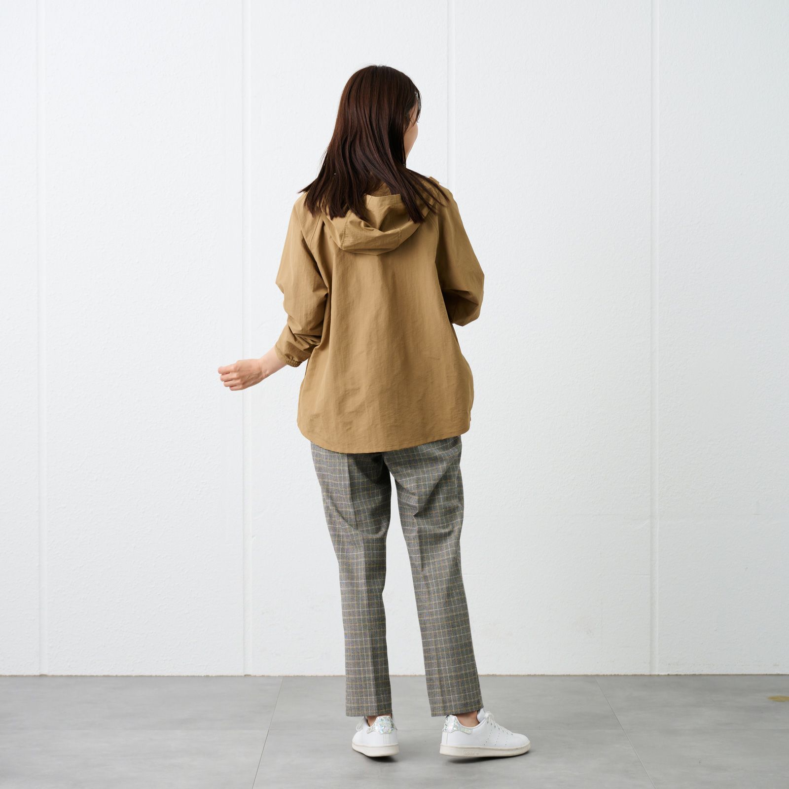 はっ水　ナイロンマウンテンパーカ