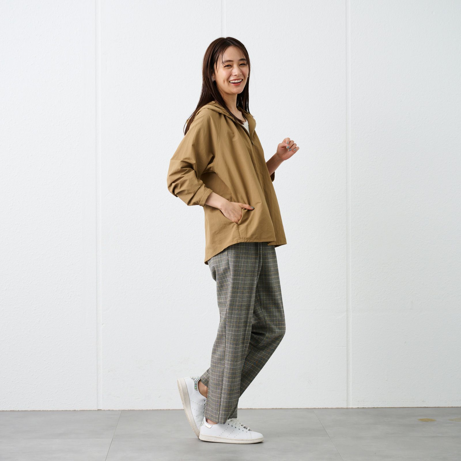 はっ水　ナイロンマウンテンパーカ