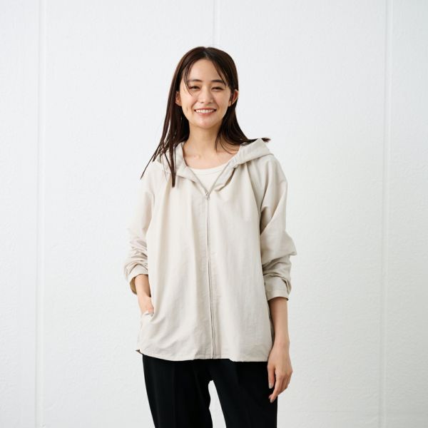 はっ水　ナイロンマウンテンパーカ