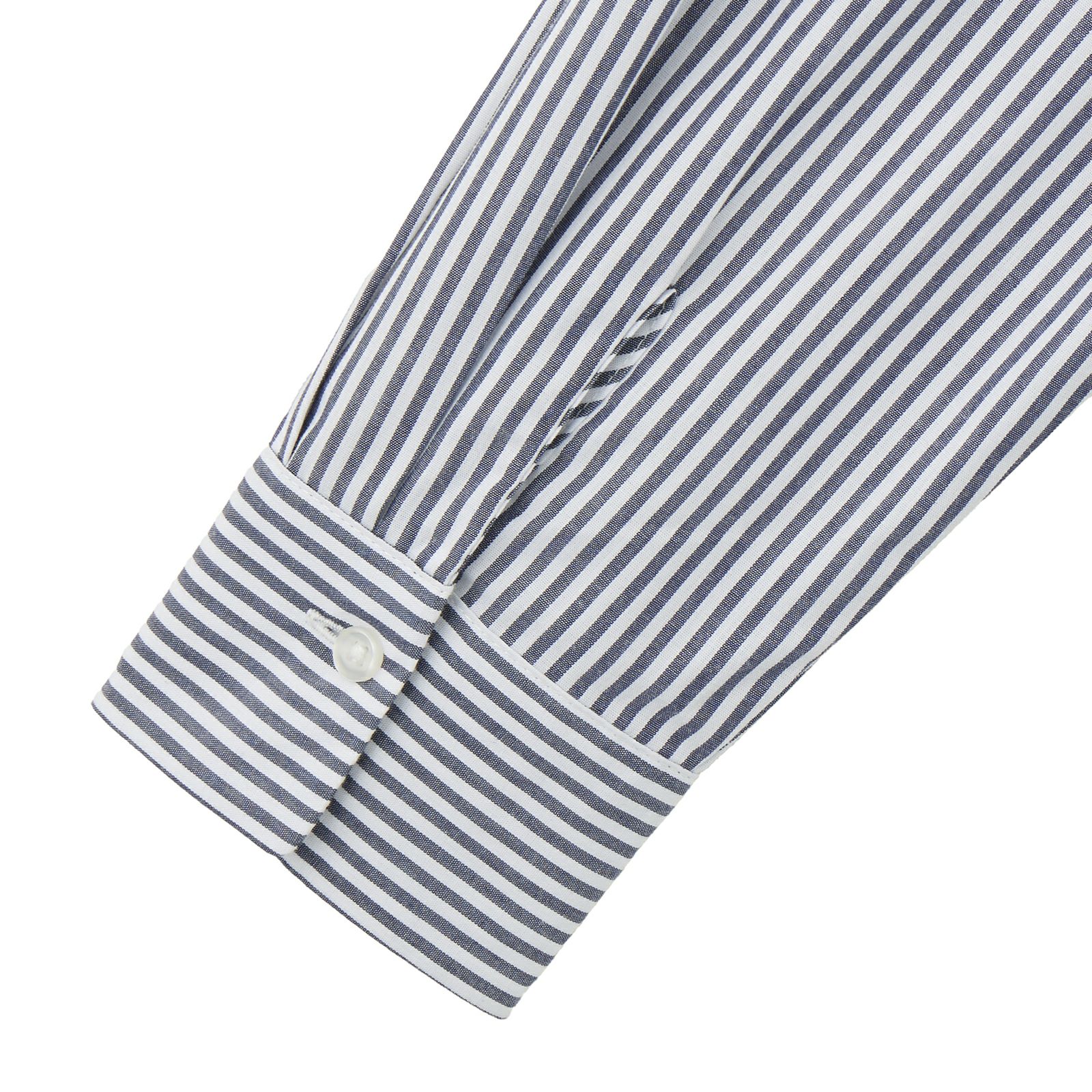 【てまラク】　綿混長袖レギュラーシャツ