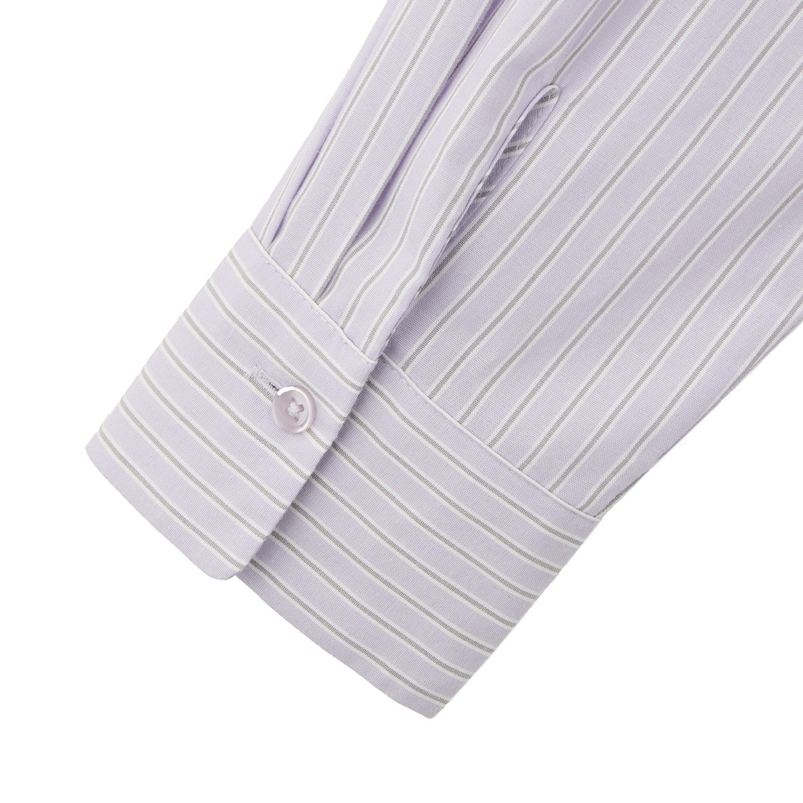 【てまラク】　綿混長袖レギュラーシャツ