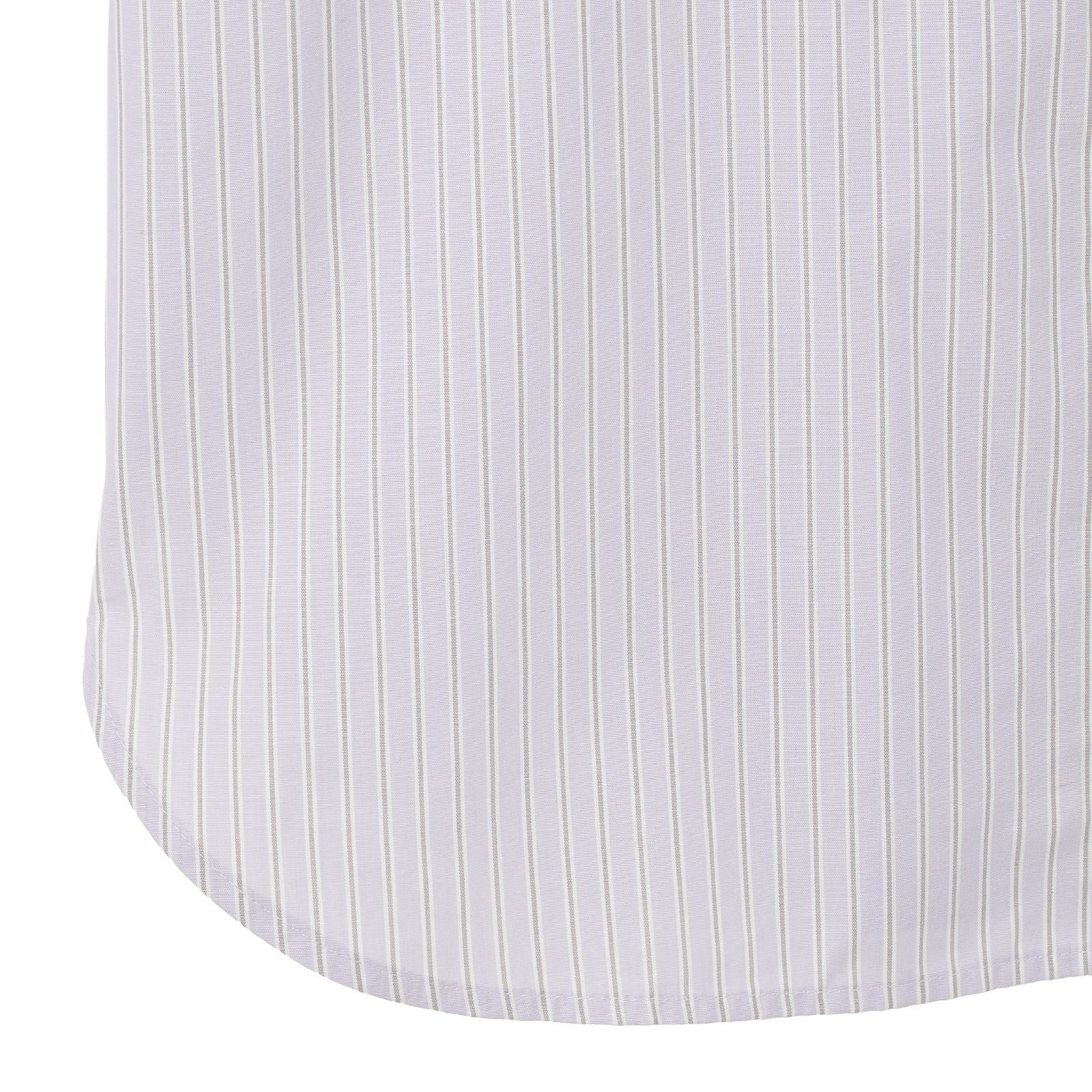 【てまラク】　綿混長袖レギュラーシャツ