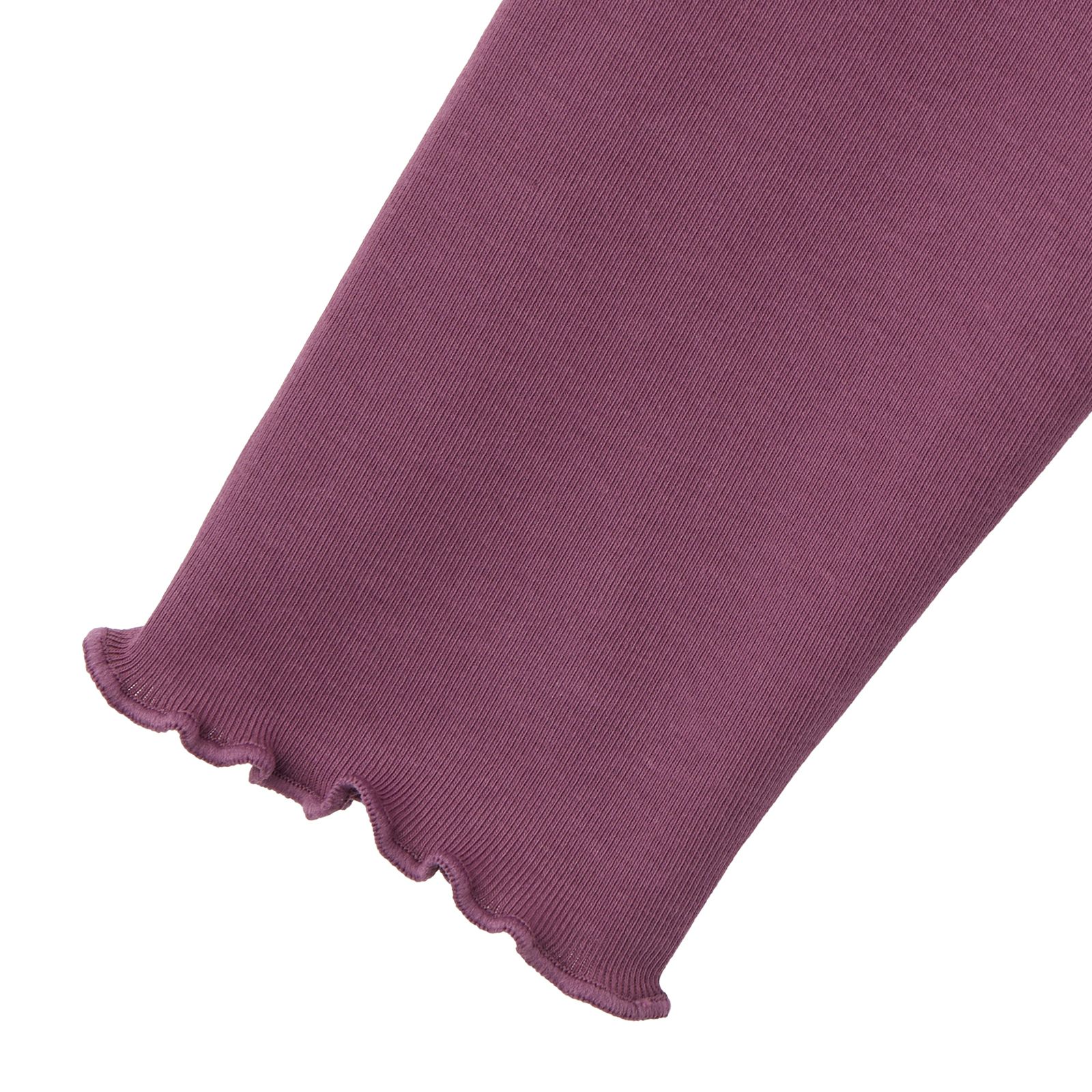 シャーリングネック長袖Tシャツ