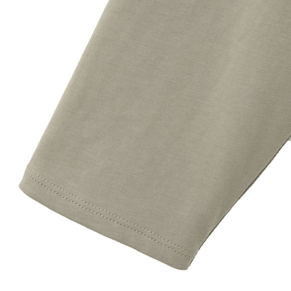 シルキーコットン　抗菌防臭ラウンドヘム長袖Tシャツ