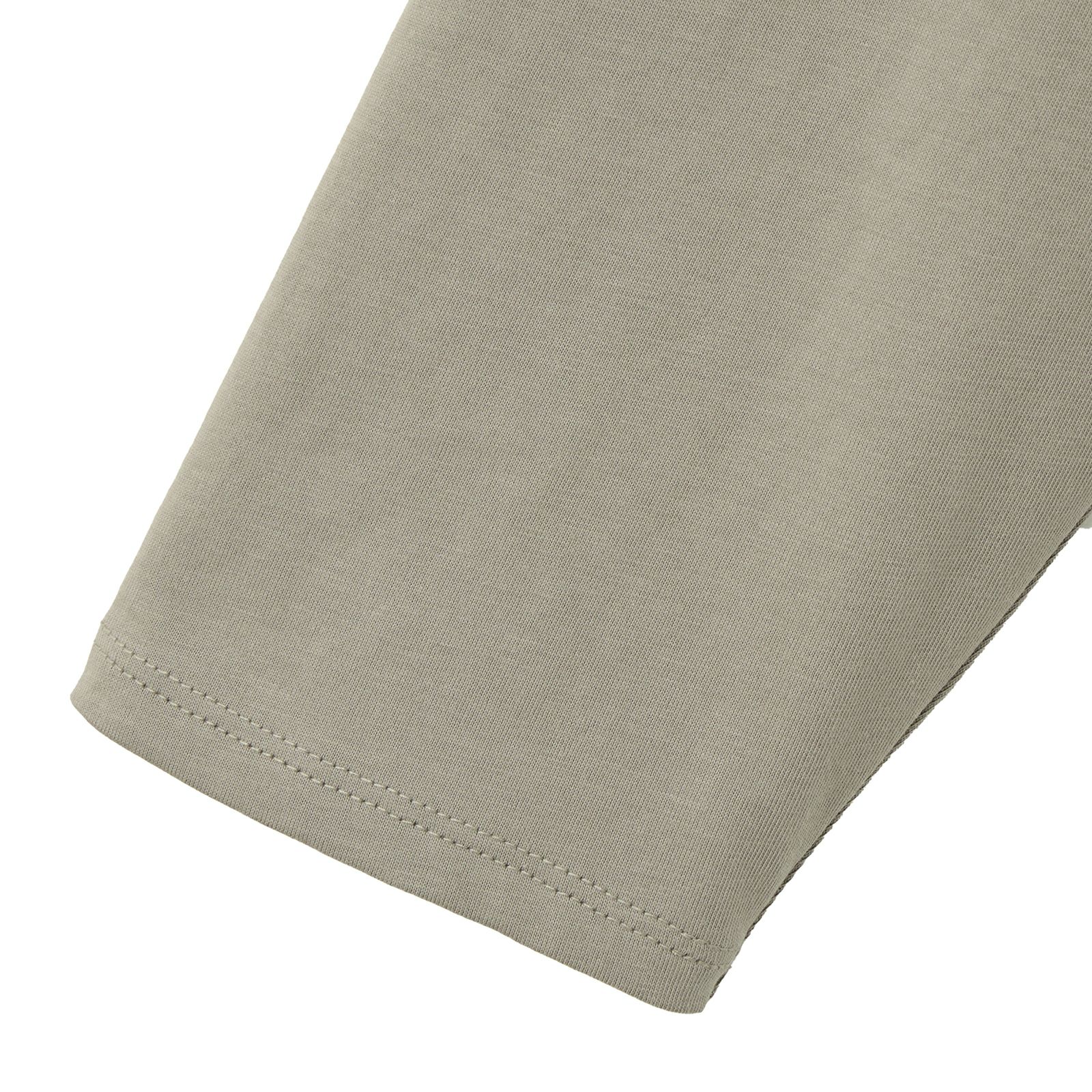 シルキーコットン　抗菌防臭ラウンドヘム長袖Tシャツ