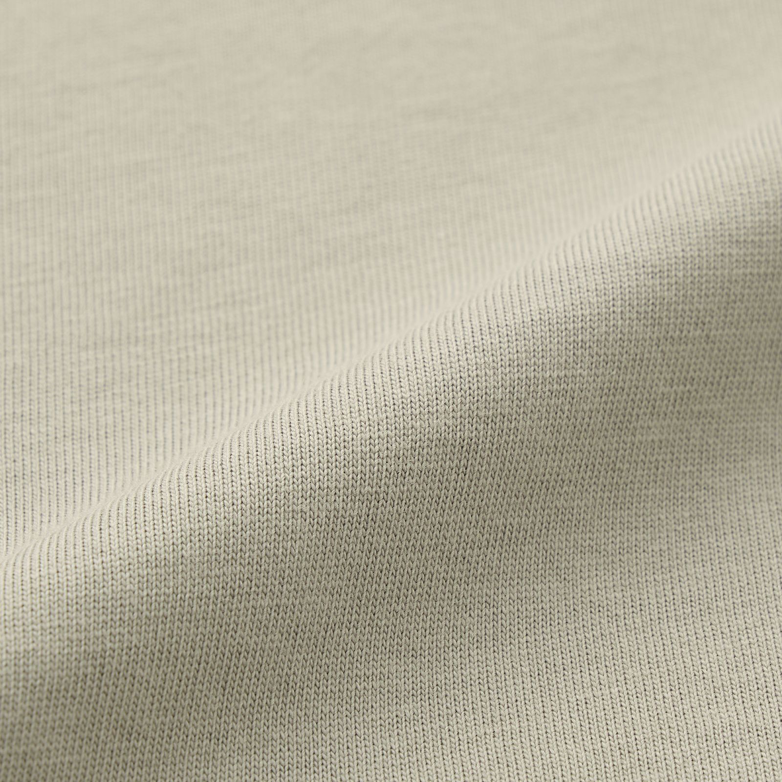 シルキーコットン　抗菌防臭ラウンドヘム長袖Tシャツ