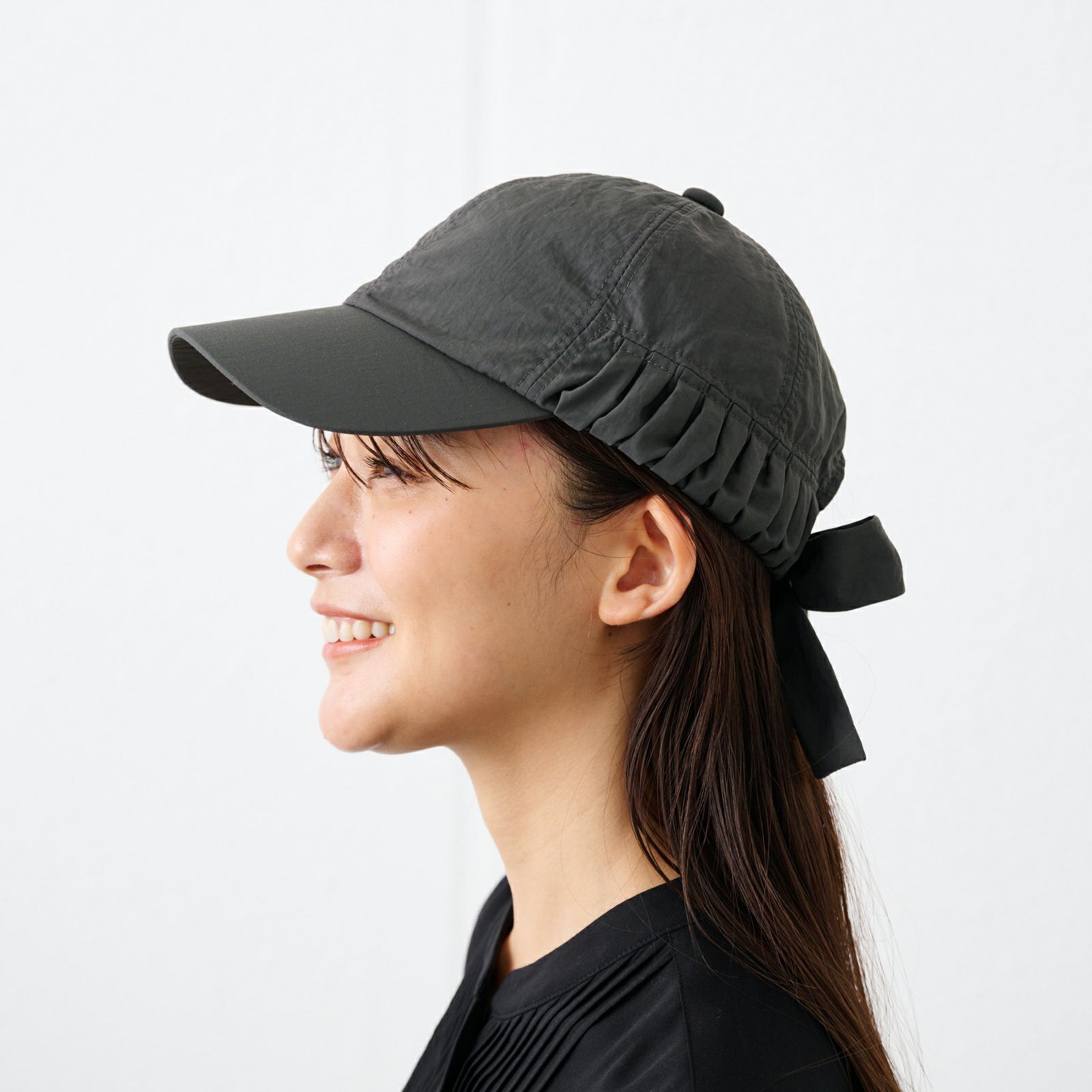 ギャザーキャップ