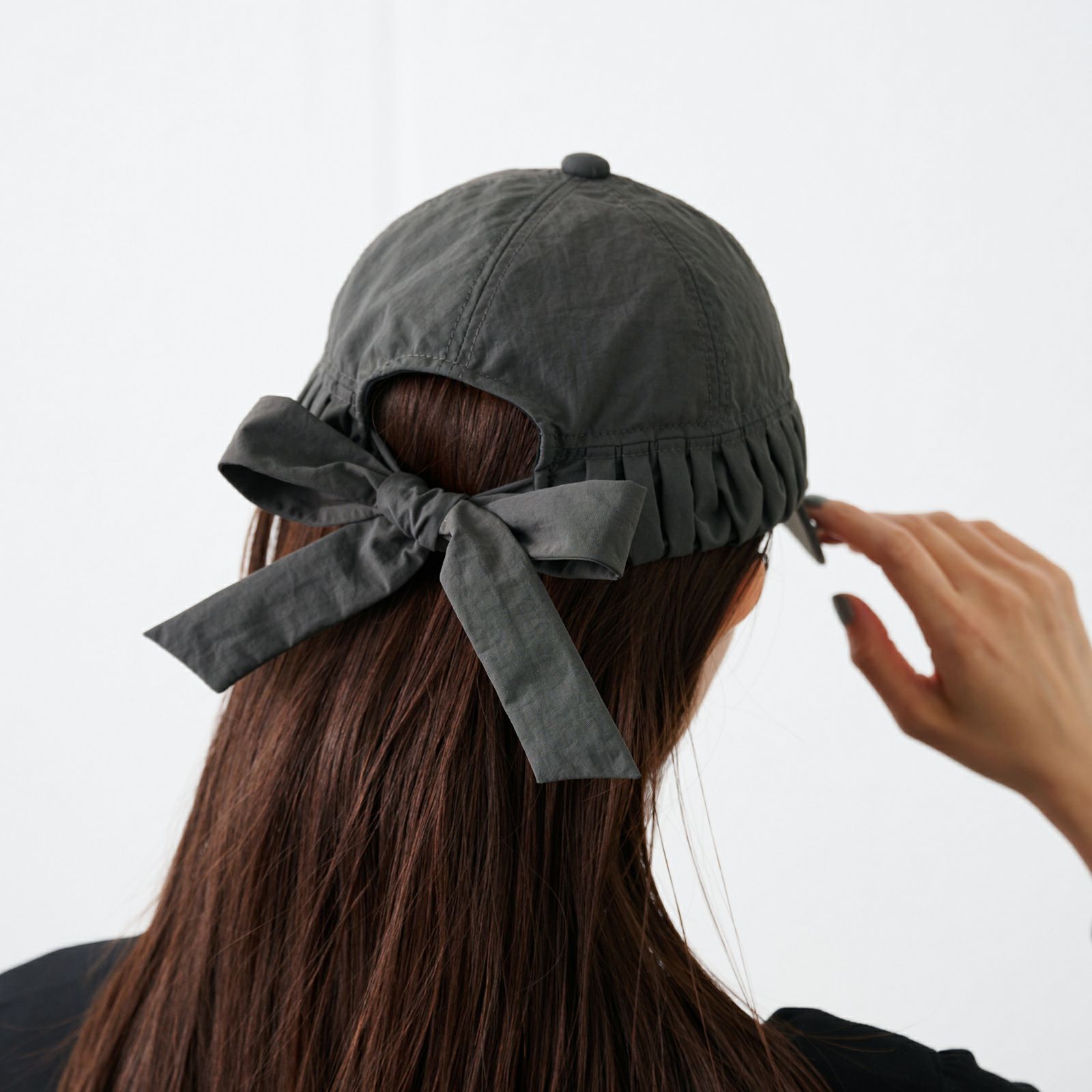 ギャザーキャップ