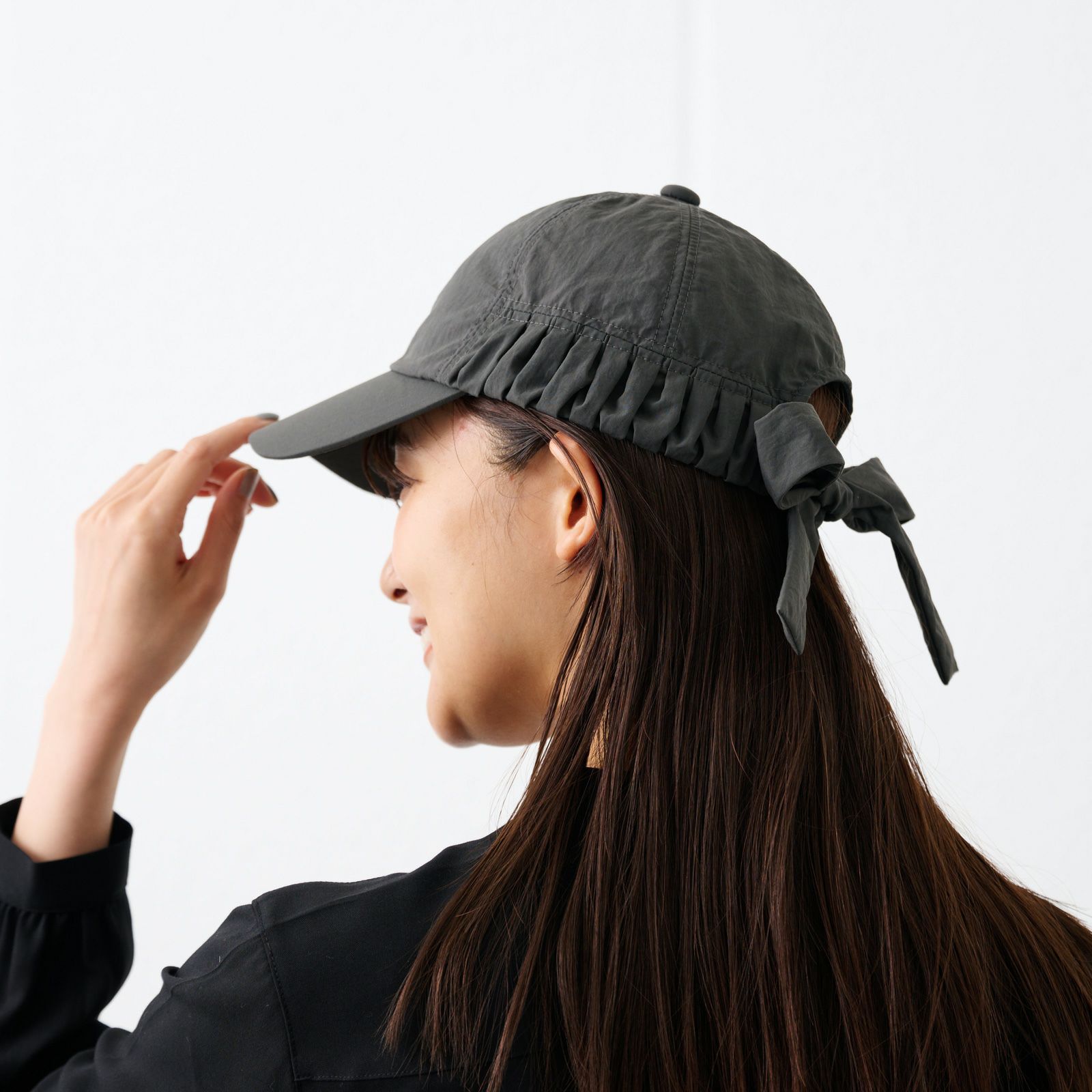 ギャザーキャップ