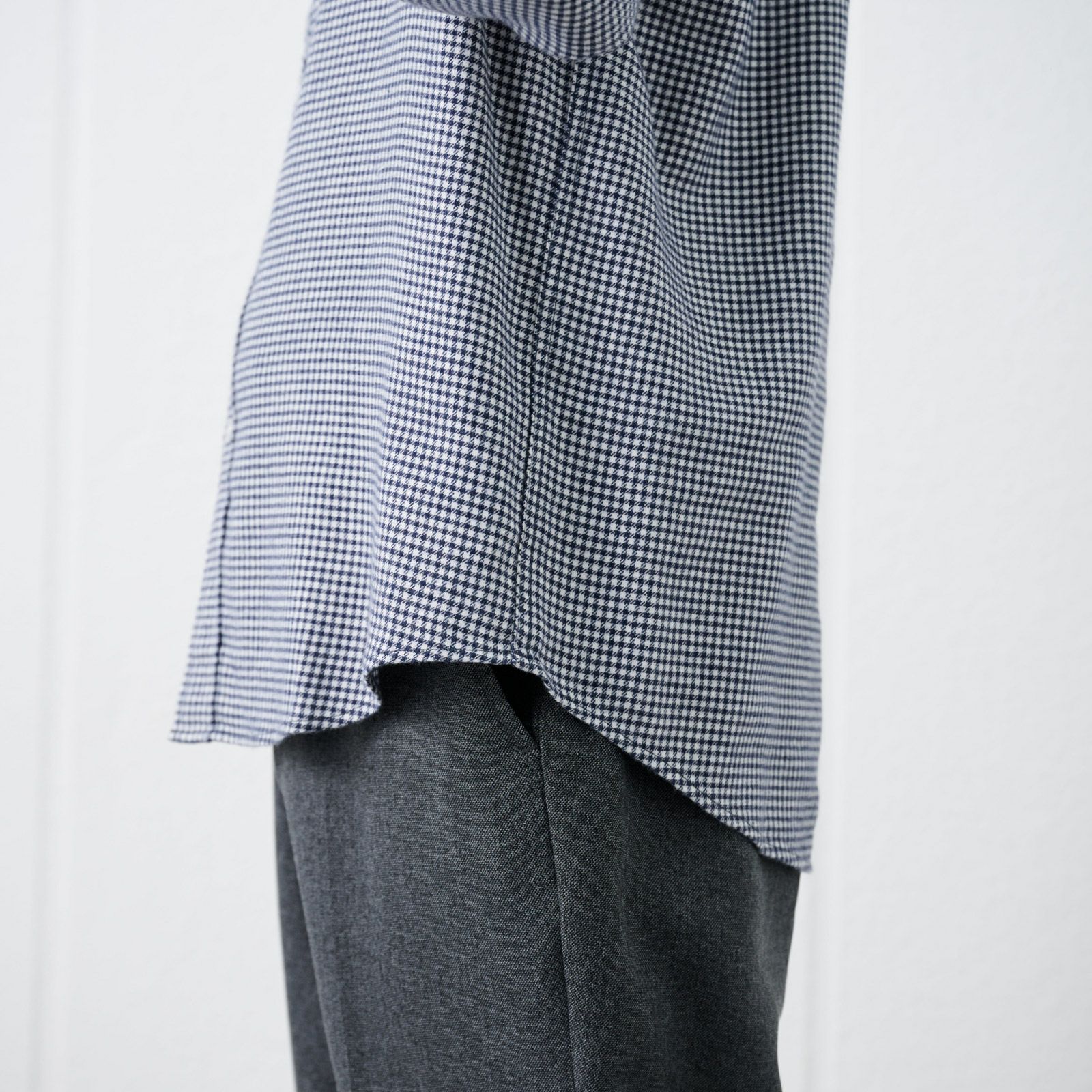 【てまラク】フランネルボタンダウンシャツ