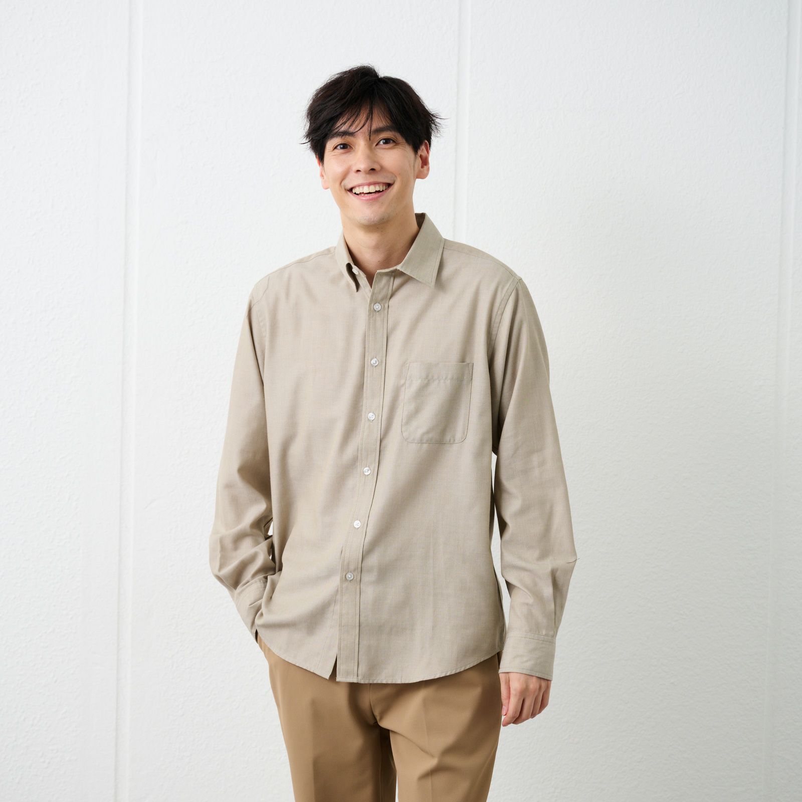 【てまラク】ツイルシャツ