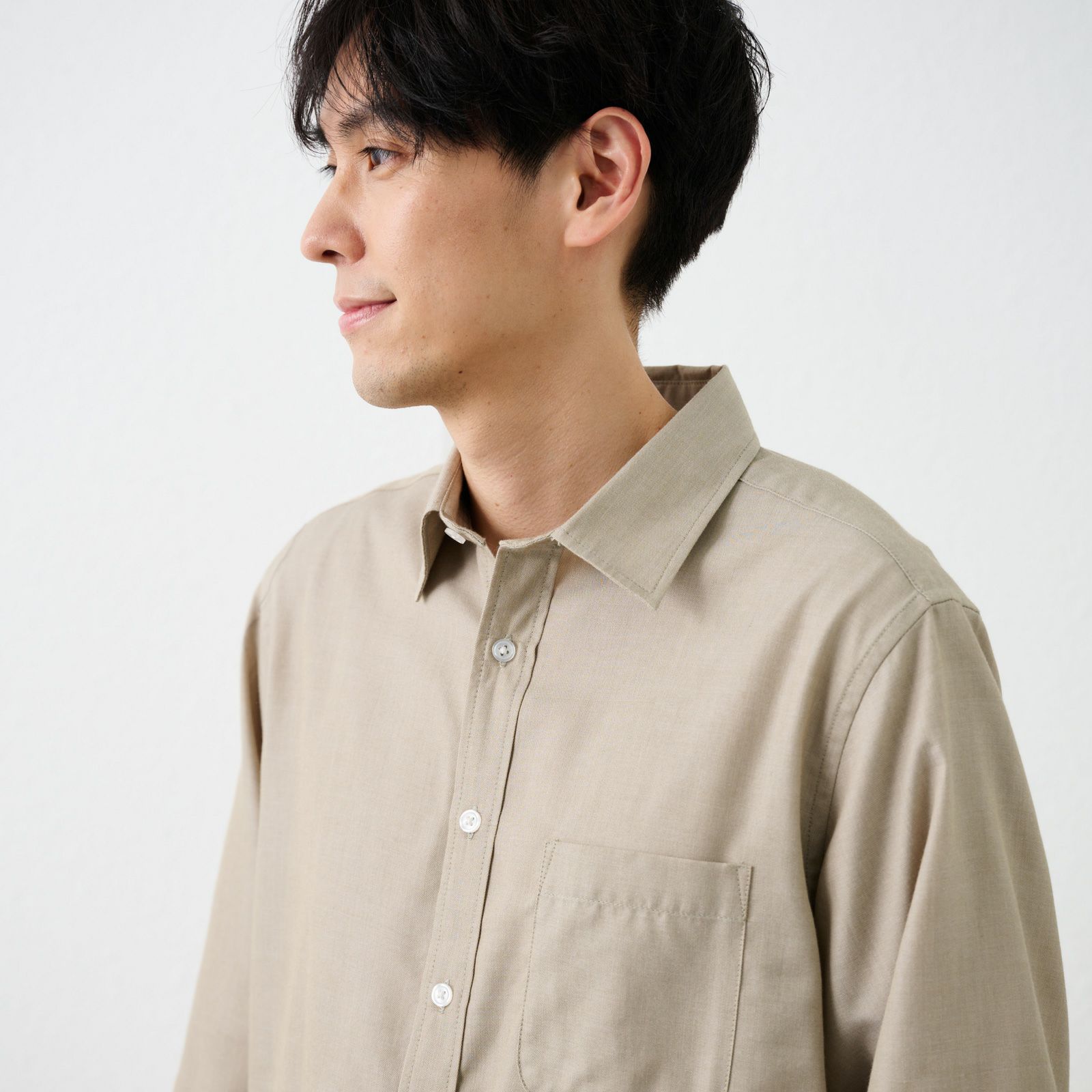 【てまラク】ツイルシャツ