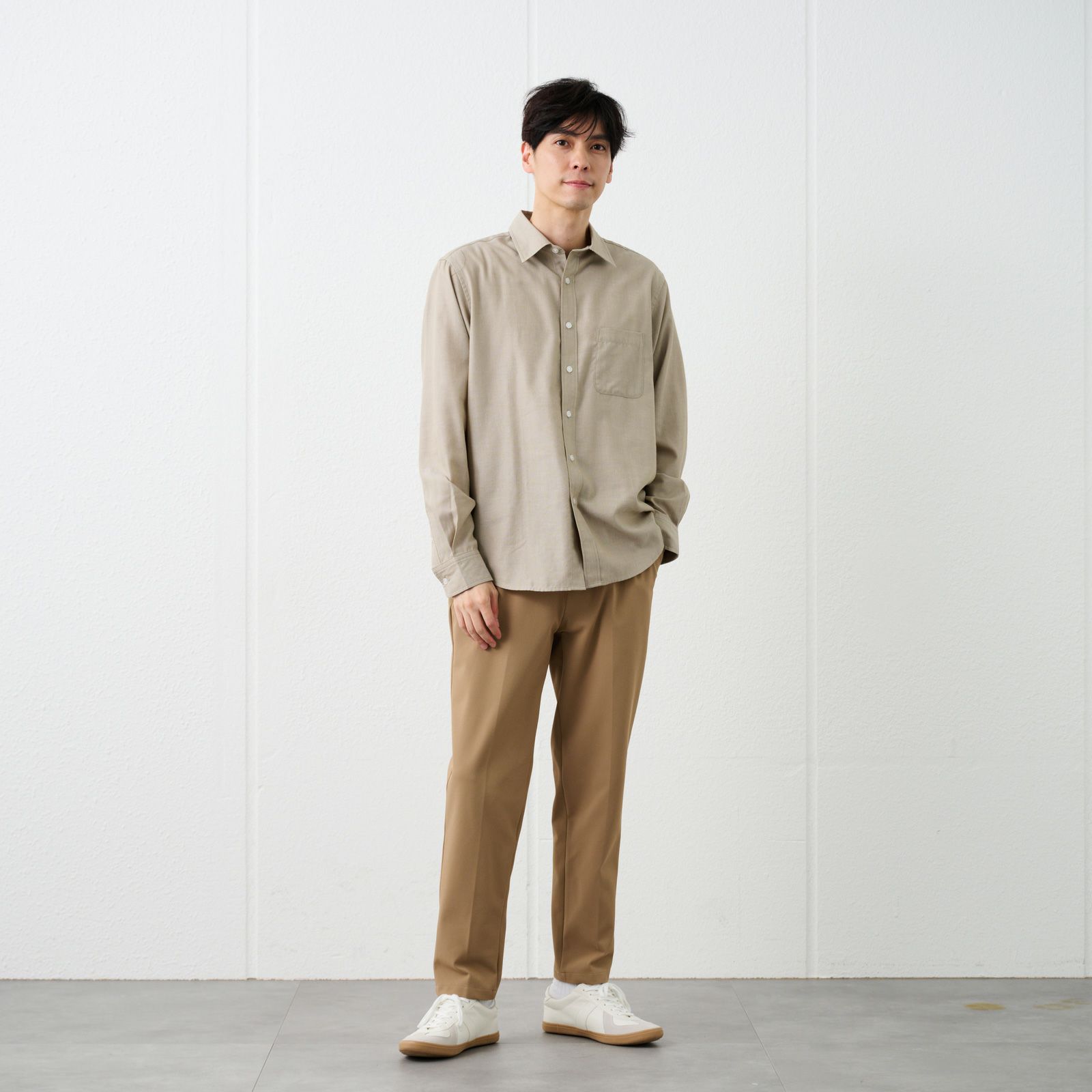 【てまラク】ツイルシャツ