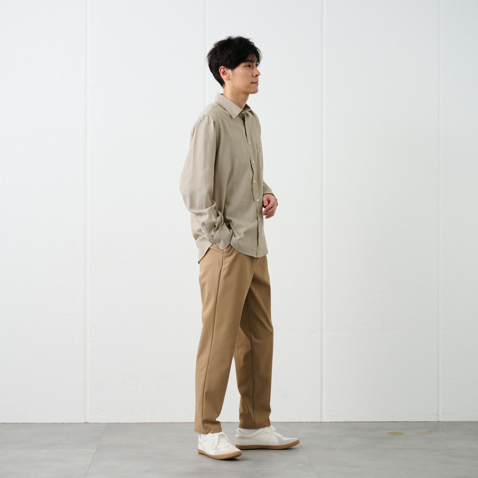 【てまラク】ツイルシャツ