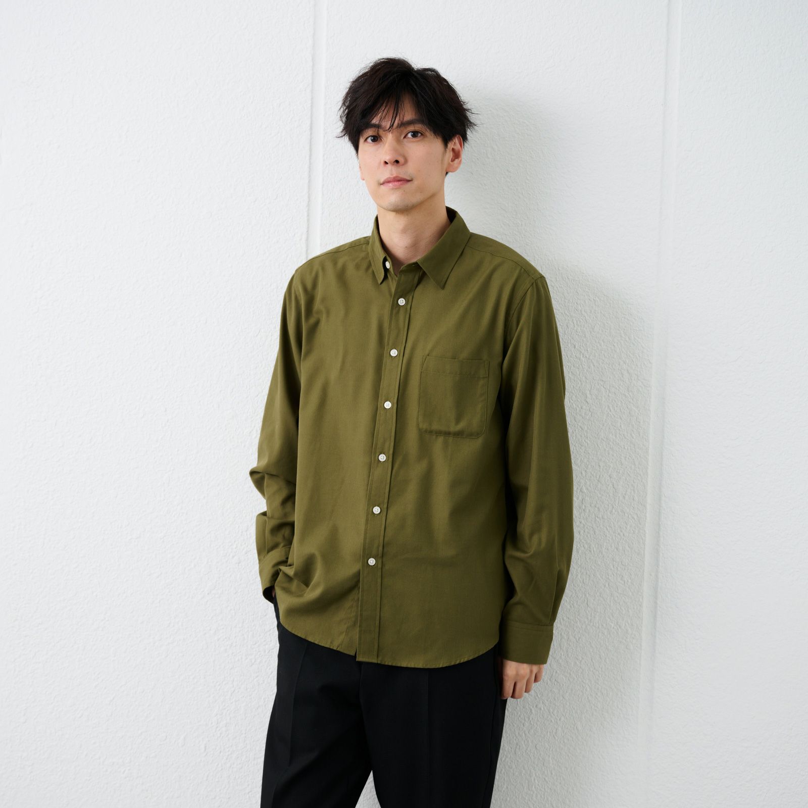 【てまラク】ツイルシャツ