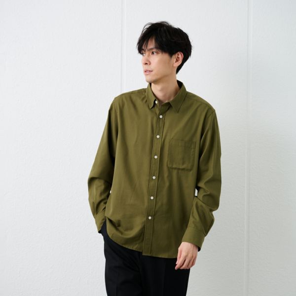 【てまラク】ツイルシャツ
