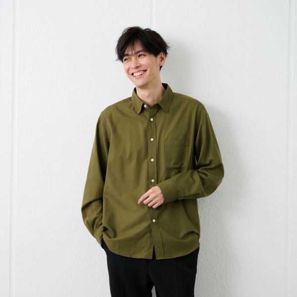 【てまラク】ツイルシャツ