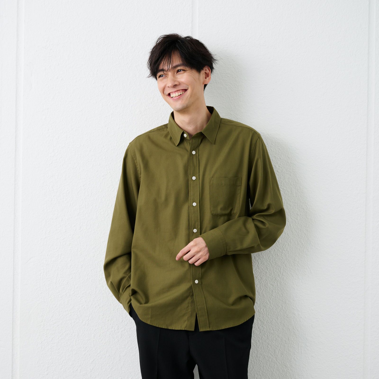 【てまラク】ツイルシャツ