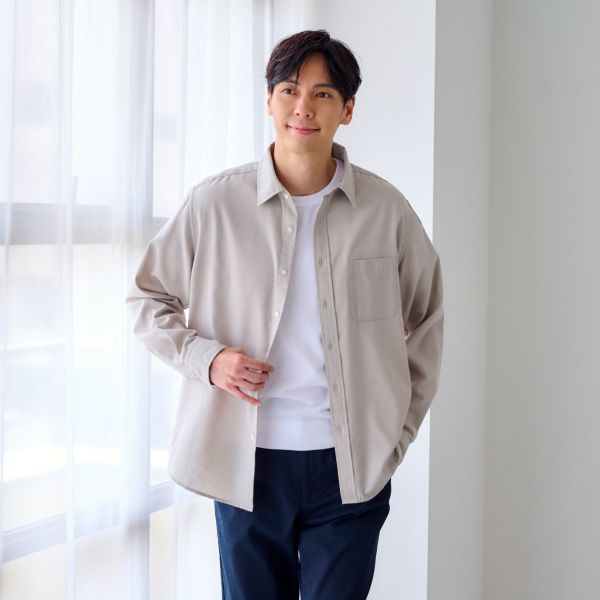 【てまラク】ツイルシャツ