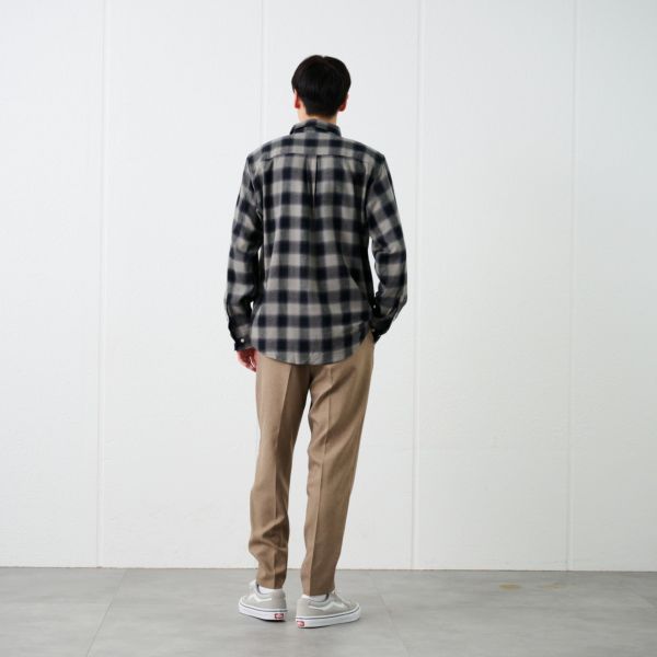 【てまラク】フランネルシャツ