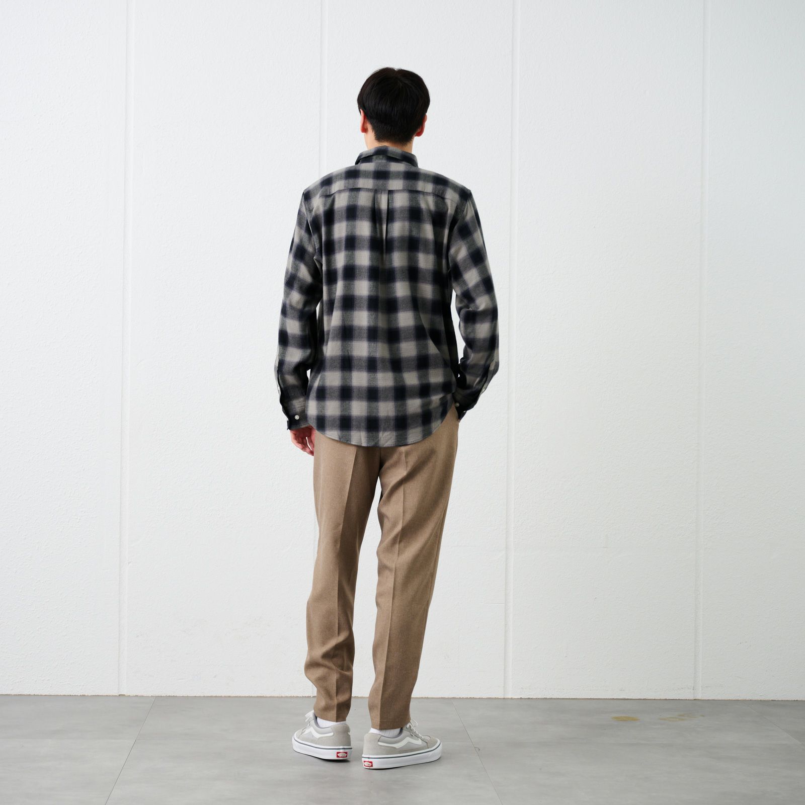 【てまラク】フランネルシャツ