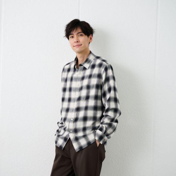 【てまラク】フランネルシャツ