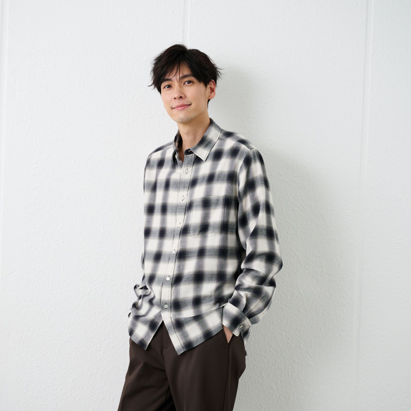 【てまラク】フランネルシャツ