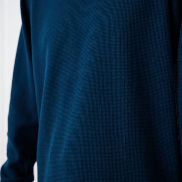 ワッフル　クルーネック長袖Ｔシャツ