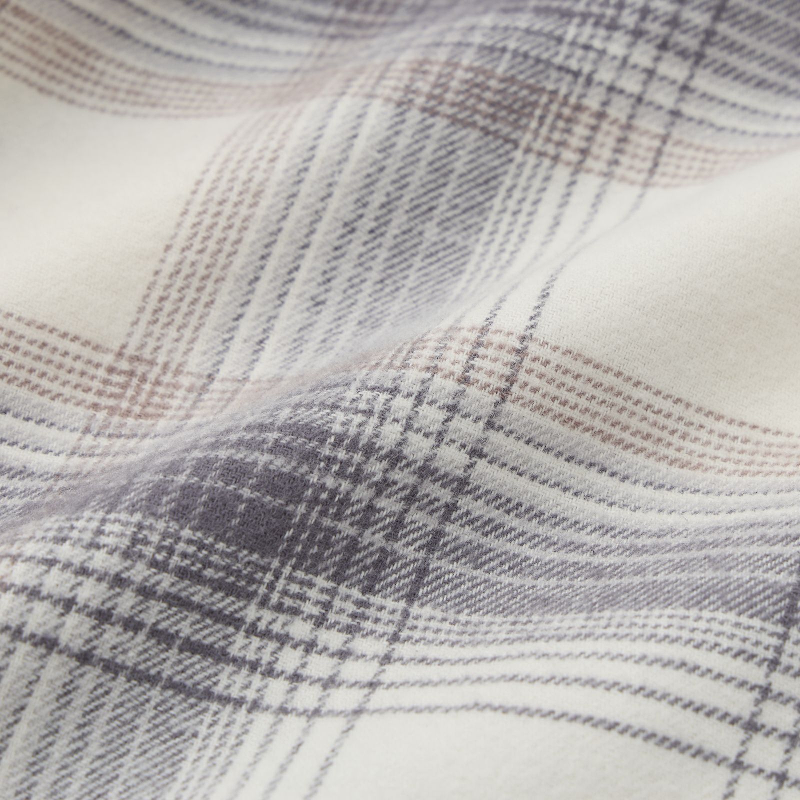 【てまラク】フランネル長袖レギュラーシャツ