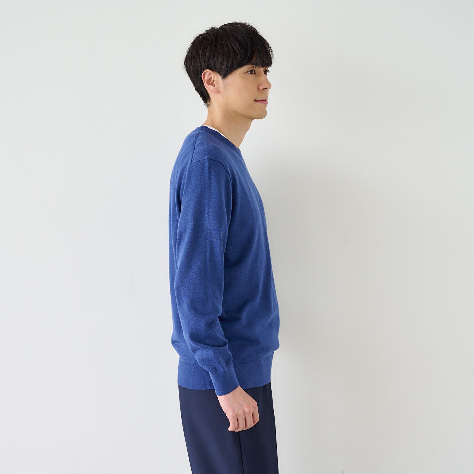 ハイゲージ　クルーネックプルオーバー