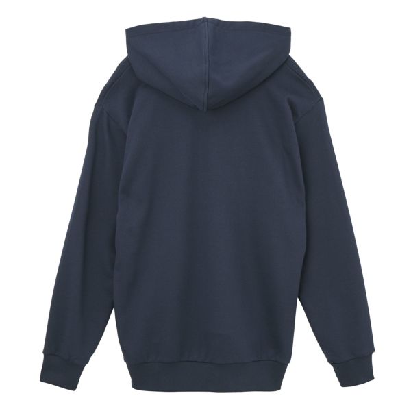 シルキーコットン　裏毛スウェットハーフジップパーカ