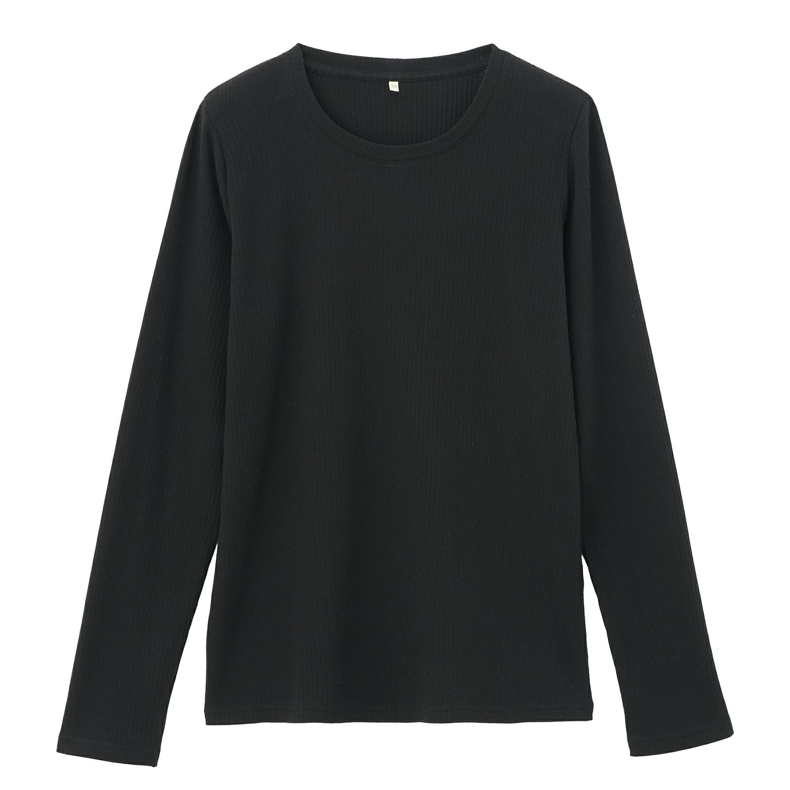 ピースフィットウォーム　うるおい加工クルーネック長袖Tシャツ